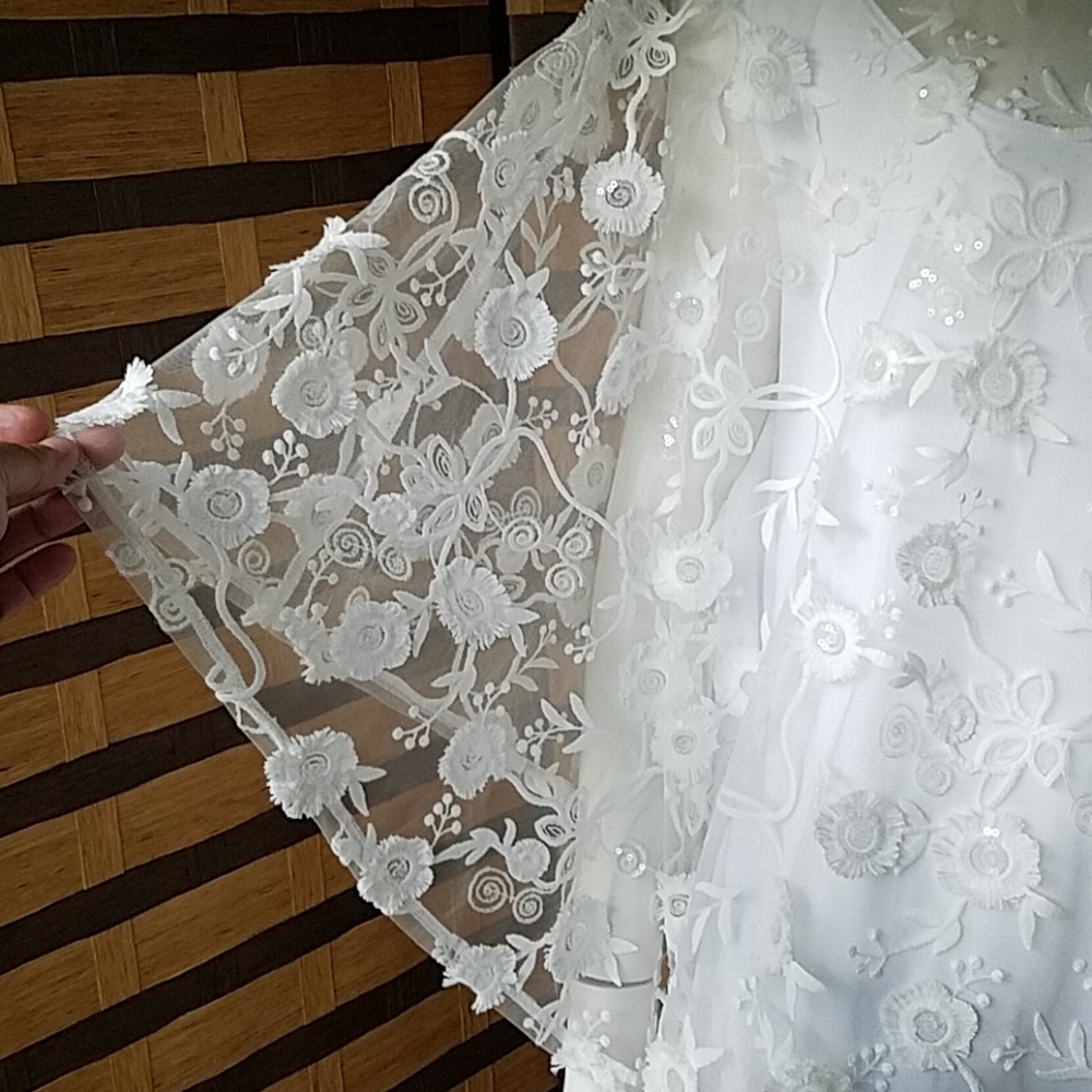NWT!  Ruby Rd poncho over tank - Picture 7 of 11
